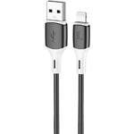 Зображення Кабель Wibrand Mamba Black (WI.DC/MA1B-UL) USB/Lightning, 1м, 2.4 A, Silicone Фото Кабель Wibrand Mamba Black (WI.DC/MA1B-UL) USB/Lightning, 1м, 2.4 A, Silicone