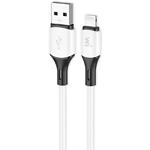 Зображення Кабель Wibrand Mamba White (WI.DC/MA1W-UL) USB/Lightning, 1м, 2.4 A, Silicone Фото Кабель Wibrand Mamba White (WI.DC/MA1W-UL) USB/Lightning, 1м, 2.4 A, Silicone