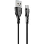 Зображення Кабель Wibrand Boa Black (WI.DC/BO1B-UM) USB/Micro-USB, 1м, 2.4A, PVC Фото Кабель Wibrand Boa Black (WI.DC/BO1B-UM) USB/Micro-USB, 1м, 2.4A, PVC
