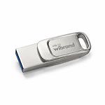Фото USB Flash  256GB Wibrand Bee USB3.2-A/Type-C Silver (WI3.2TC/BE256TC039S) #3