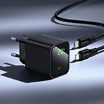 Зображення Мережевий ЗП Hoco CS82A Black (6942007664509) Type-C, Fast Charge, PD20W, display + Cable Lightning #8 Фото Мережевий ЗП Hoco CS82A Black (6942007664509) Type-C, Fast Charge, PD20W, display + Cable Lightning #8