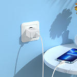Зображення Мережевий ЗП Hoco CS11A White (6942007603577) 1* USB-A, 2.1А + Cable Lightning #3 Фото Мережевий ЗП Hoco CS11A White (6942007603577) 1* USB-A, 2.1А + Cable Lightning #3
