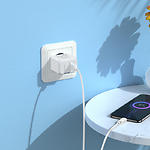 Фото Мережевий ЗП Hoco CS11A White (6942007603591) 1* USB-A, 2.1А + Cable micro-USB #3