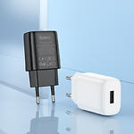 Зображення Мережевий ЗП Hoco C134A Solid White (6942007621342) 1*USB-A, 12W + Cable Micro-USB #5 Фото Мережевий ЗП Hoco C134A Solid White (6942007621342) 1*USB-A, 12W + Cable Micro-USB #5