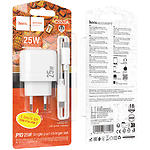 Зображення Мережевий ЗП Hoco CS53A White (6942007631501) Type-C, Fast Charge, PD25W + Cable Type-C #1 Фото Мережевий ЗП Hoco CS53A White (6942007631501) Type-C, Fast Charge, PD25W + Cable Type-C #1