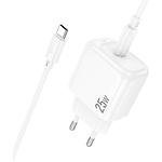 Зображення Мережевий ЗП Hoco CS53A White (6942007631501) Type-C, Fast Charge, PD25W + Cable Type-C #5 Фото Мережевий ЗП Hoco CS53A White (6942007631501) Type-C, Fast Charge, PD25W + Cable Type-C #5