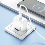 Зображення Мережевий ЗП Hoco CS53A White (6942007631501) Type-C, Fast Charge, PD25W + Cable Type-C #7 Фото Мережевий ЗП Hoco CS53A White (6942007631501) Type-C, Fast Charge, PD25W + Cable Type-C #7