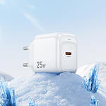 Зображення Мережевий ЗП Hoco CS53A White (6942007631501) Type-C, Fast Charge, PD25W + Cable Type-C #8 Фото Мережевий ЗП Hoco CS53A White (6942007631501) Type-C, Fast Charge, PD25W + Cable Type-C #8