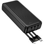 Зображення Зовнішній акумулятор Power Bank BOROFONE BJ79A Clever Black 20000mAh,10W,кабел Type-C/Lightning/mUSB #2 Фото Зовнішній акумулятор Power Bank BOROFONE BJ79A Clever Black 20000mAh,10W,кабел Type-C/Lightning/mUSB #2