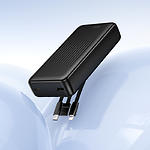 Зображення Зовнішній акумулятор Power Bank BOROFONE BJ79A Clever Black 20000mAh,10W,кабел Type-C/Lightning/mUSB #4 Фото Зовнішній акумулятор Power Bank BOROFONE BJ79A Clever Black 20000mAh,10W,кабел Type-C/Lightning/mUSB #4