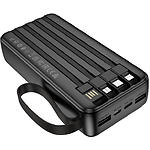Зображення Зовнішній акумулятор Power Bank BOROFONE BJ76A Smart Black (6941991120053) 20000mAh, 10W, 4 кабеля #5 Фото Зовнішній акумулятор Power Bank BOROFONE BJ76A Smart Black (6941991120053) 20000mAh, 10W, 4 кабеля #5