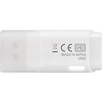 Зображення USB Flash 32GB Kioxia TransMemory U202 USB2.0 (LU202W032GG4) White #1 Фото USB Flash 32GB Kioxia TransMemory U202 USB2.0 (LU202W032GG4) White #1