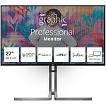 Фото AOC 27" U27U3CV IPS 3840x2160 4K, 4мс, 1300:1, 400кд/м2, 60Гц, 2*HDMI/DP/USB-C, RJ45,Аудіо, 2*3Вт