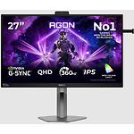 Фото AOC 27" AG276QSG2, IPS 2560x1440, 360Гц, 1мс, 1000:1, 450кд/м2, HDMI/DP