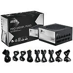 Зображення Блок живлення MSI PRO A850PL PCIE5, 80+Platinum, Fully Modular #4 Фото Блок живлення MSI PRO A850PL PCIE5, 80+Platinum, Fully Modular #4
