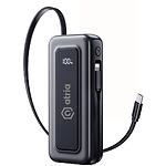 Зображення Зовнішній акумулятор Power Bank ATRIA WPD-35S, 10000mAh, QC, PD 35W, Cable USB-C + Lightning Фото Зовнішній акумулятор Power Bank ATRIA WPD-35S, 10000mAh, QC, PD 35W, Cable USB-C + Lightning