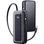 Зображення Зовнішній акумулятор Power Bank ATRIA WPD-35S, 10000mAh, QC, PD 35W, Cable USB-C + Lightning #2 Фото Зовнішній акумулятор Power Bank ATRIA WPD-35S, 10000mAh, QC, PD 35W, Cable USB-C + Lightning #2