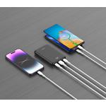Фото Зовнішній акумулятор Power Bank ATRIA WPD-P91, 10000mAh, QC, PD, 22.5W, USB-A + 2* USB-C #10
