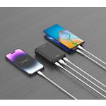 Фото Зовнішній акумулятор Power Bank ATRIA WPD-P92, 20000mAh, QC, PD, 22.5W, USB-A + 2* USB-C #10
