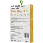 Фото Зовнішній акумулятор Power Bank ATRIA WPD-P92, 20000mAh, QC, PD, 22.5W, USB-A + 2* USB-C #12