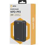 Фото Зовнішній акумулятор Power Bank ATRIA WPD-P93, 30000mAh, QC, PD, 22.5W, USB-A + 2* USB-C #12