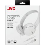 Зображення JVC HA-S33UC White (HAS33UC-W-U) наушники с микрофоном з оголів'ям, USB-C #5 Фото JVC HA-S33UC White (HAS33UC-W-U) наушники с микрофоном з оголів'ям, USB-C #5