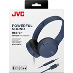 Зображення JVC HA-S33UC Blue (HAS33UC-A-U) наушники с микрофоном з оголів'ям, USB-C #1 Фото JVC HA-S33UC Blue (HAS33UC-A-U) наушники с микрофоном з оголів'ям, USB-C #1