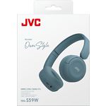 Зображення JVC HA-S59W Blue (HAS59W-A-U) навушники з мікрофоном, Bluetooth 5.4, з оголів'ям #4 Фото JVC HA-S59W Blue (HAS59W-A-U) навушники з мікрофоном, Bluetooth 5.4, з оголів'ям #4