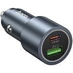 Зображення Автомобільний зарядний пристрій Hoco Z60 Metal Gray (6942007642095) USB-A + USB-C,48W,QC3.0,PD30W #5 Фото Автомобільний зарядний пристрій Hoco Z60 Metal Gray (6942007642095) USB-A + USB-C,48W,QC3.0,PD30W #5