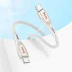 Зображення Кабель HOCO U133 Gray (6942007618328) Type-C/Type-C, 1.2м, 60W, nylon+zinc #4 Фото Кабель HOCO U133 Gray (6942007618328) Type-C/Type-C, 1.2м, 60W, nylon+zinc #4