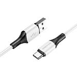 Фото Кабель BOROFONE BX79 White (6974443384796) USB/Type-C, 1м, 3A