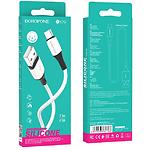 Фото Кабель BOROFONE BX79 White (6974443384796) USB/Type-C, 1м, 3A #1