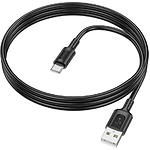 Зображення Кабель BOROFONE BX111 Black (6941991115080) USB-A/Type-C, 1м, 3A, PVC #3 Фото Кабель BOROFONE BX111 Black (6941991115080) USB-A/Type-C, 1м, 3A, PVC #3