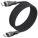 Фото Кабель ACEFAST C11-03 Black (6974316280217) Type-C/Type-C, 1.2м, 3A, 60W, nylon+PVC/zinc