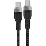 Фото Кабель ACEFAST C11-03 Black (6974316280217) Type-C/Type-C, 1.2м, 3A, 60W, nylon+PVC/zinc #2