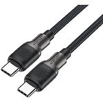 Кабель ACEFAST C10-03 Black (6974316283119) Type-C/Type-C, 1.2м, 3A, 60W, silicone/zinc - фото