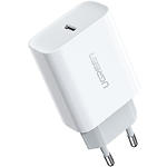 Фото Мережевий ЗП UGREEN CD137 White (UGR-60450) 1*USB-C, Fast charge, PD 20W