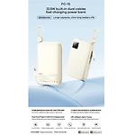 Фото Зовнішній акумулятор Power Bank REMAX FC-15 Black (6954851254287) 20000mAh,22.5W,2 вбудованих кабеля #2