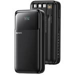 Зображення Зовнішній акумулятор Power Bank REMAX FCP-2 Black (6954851247005) 20000mAh,QC 22.5W,4 вбудованих кбл Фото Зовнішній акумулятор Power Bank REMAX FCP-2 Black (6954851247005) 20000mAh,QC 22.5W,4 вбудованих кбл