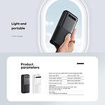 Зображення Зовнішній акумулятор Power Bank REMAX Piloteer (RPP-72 Black) 20000mAh, QC3.0, 22.5W, DP 20W #4 Фото Зовнішній акумулятор Power Bank REMAX Piloteer (RPP-72 Black) 20000mAh, QC3.0, 22.5W, DP 20W #4
