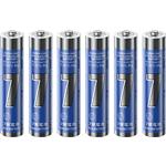 Батарейка REMAX Super Core LR03/AAA Alkaline (6954851262718) 6шт/blister - фото