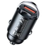 Автомобільний зарядний пристрій REMAX RCC359 Black (6972174151601) USB-A + Type-C, QC, PD 30W - фото