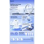 Фото Мережевий ЗП REMAX RP-U95 White (6954851218180) USB-A, 12W, 1м кабель Lightning #2