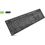 Фото Клавіатура REAL-EL Wireless RK-725W Black (EL123100061)