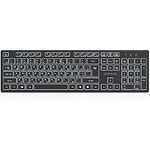 Фото Клавіатура REAL-EL Wireless RK-725W Black (EL123100061)