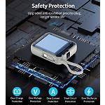 Фото Зовнішній акумулятор Power Bank Choetech B832 Silver 10000mAh, LCD, QC, PD 22.5W (B832-SL) #7