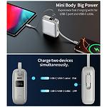 Фото Зовнішній акумулятор Power Bank Choetech B832 Silver 10000mAh, LCD, QC, PD 22.5W (B832-SL) #8