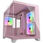 Зображення Корпус Cougar FV150 MINI Pink, Mini Tower, скляне вікно, без БЖ Фото Корпус Cougar FV150 MINI Pink, Mini Tower, скляне вікно, без БЖ