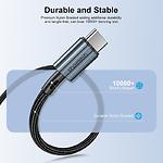 Зображення Кабель Choetech Type-C/Type-C, PD 60W, 1.2m, Black (XCC-1014-BK) #1 Фото Кабель Choetech Type-C/Type-C, PD 60W, 1.2m, Black (XCC-1014-BK) #1