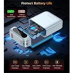 Зображення Зовнішній акумулятор Power Bank Choetech B860 Blue 10000mAh, LCD, QC, PD 22.5W (B860-CCLBE) #7 Фото Зовнішній акумулятор Power Bank Choetech B860 Blue 10000mAh, LCD, QC, PD 22.5W (B860-CCLBE) #7